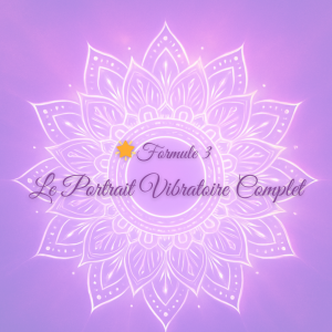 🌟 Formule 3 – Le Portrait Vibratoire Complet